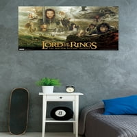 Трендови Меѓународен постер за трилогии на Lord of the Rings 22.375 34