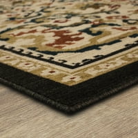Mohawk Home Gwydrin ткаен килим во затворен простор, крем, 6 '9'