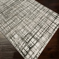 Волмарт Роуан Апстрактна модерна област килим, сива