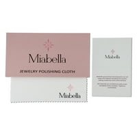 Miabella Women's'sims 1- Carat T.G.W. Морганит и Карат Т.В. Дијамант 14kt розово злато цветно прстен за ангажман на ореол