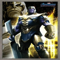 Марвел Филмски Универзум-Одмаздници-Крајна Игра-Танос Ѕид Постер, 22.375 34