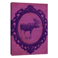 Слики, врамени лос во Виолетова, 16х20, украсна платно wallидна уметност