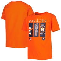Младинска маица за лого на Младински портокал Хјустон Астрос