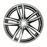 8. Преиспитано ОЕМ алуминиумско тркало, бавно изработено средно сребро металик, одговара на година- BMW серија
