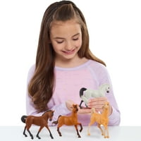 Дримворкс Дух Јава Слободен Колекционерски Коњ 4-Пакет, Детски Играчки За Возрасти, Подароци и Подароци