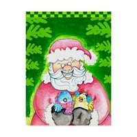 Трговска марка ликовна уметност „Холи olоли Санта“ платно уметност од Валари Вејд