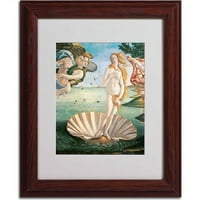 Трговска марка ликовна уметност раѓање на Венера 1484 Канвас уметност од Сандро Ботичели, рамка од дрво