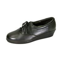 Часовна удобност Хелга широка ширина удобни чевли за работа и обична облека црна 8